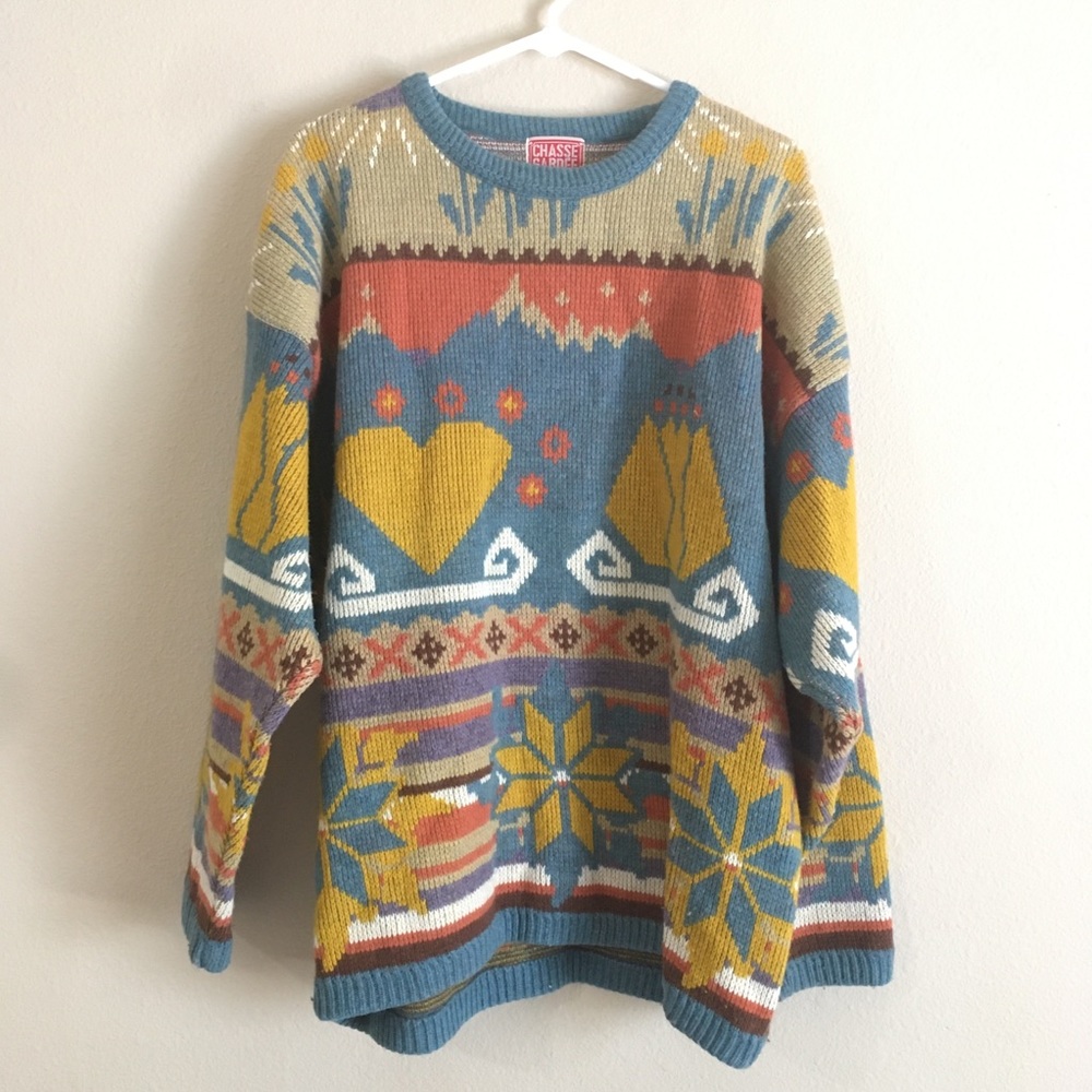 Chasse Gardee Wool Sweater